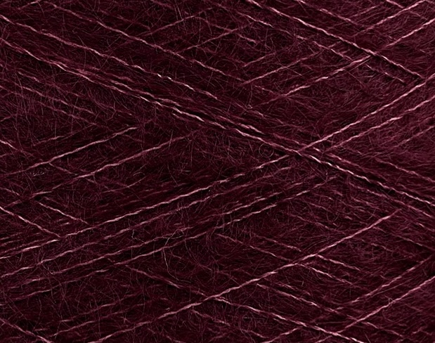 Royal Kid Silk Nm 9000 – Fil en Super Kid Mohair et soie col. Bordeaux | Zimpfer Wolle Selezione